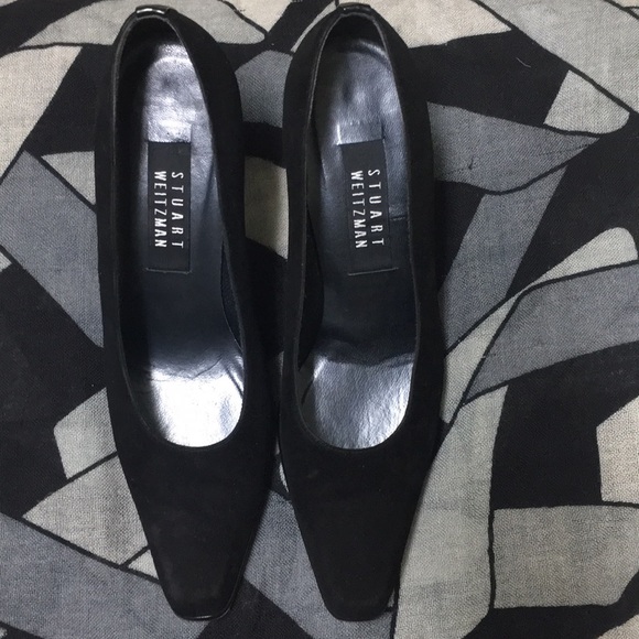 Stuart Weitzman Shoes - Stuart Weitzman Black suede pump